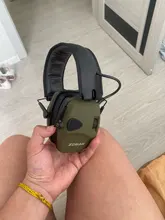 Zohan-Orejeras electrónicas de protección auditiva para tiro, equipo de defensa profesional para oído, con amplificación de sonido y anti-ruido, para disparar, ideal para cazar y deportes al aire libre