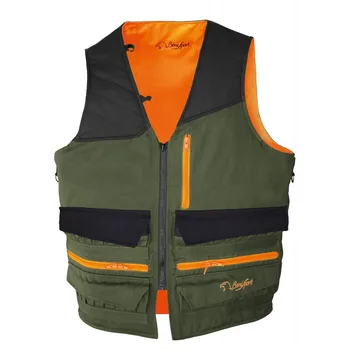 

Reversible vest khaki/Orange "bernia" - Benisport®Hunting vest