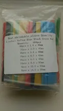 Heat-Shrink-Tubing-Wire-Cable-Sets Sleeving Shrinking Polyolefin-Insulation Assorted