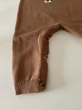 Peleles de Bebé Ropa de manga larga de otoño para recién nacidos, suéteres para niños y niñas, monos, prendas de vestir exteriores de invierno, monos para niños pequeños