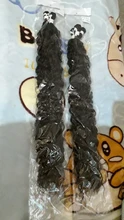Anjo Plus RYLAI-extensiones de pelo rizado mechones, pelo sintético, 300g, para cabeza completa, 26-30 pulgadas, negro, marrón, degradado