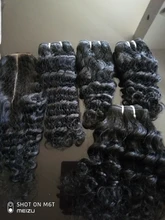 BHF-Cabello Humano ondulado con cierre, 4 mechones, brasileño, Remy, ondulado, Natural, 100%, 50g, estilo Bob corto