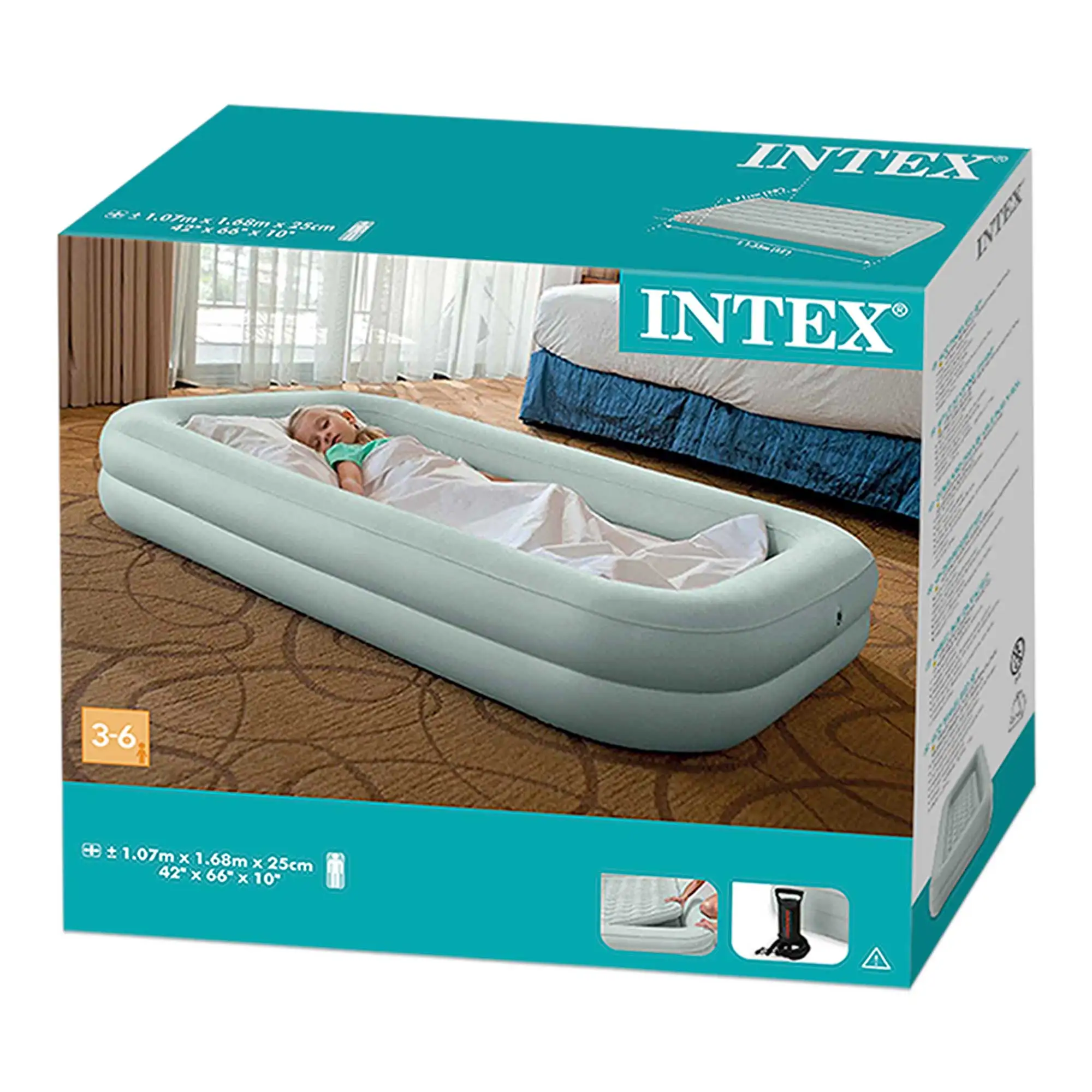 Matelas gonflable pour bébé INTEX avec gonfleur | AliExpress