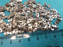 (29958)200 Uds 6*6*5MM Chapado en bronce antiguo de aleación de Zinc redondos o curva cepillado discos espaciador los malos resultados de la joyería de accesorios