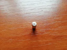 Cierres de tornillo de cobre para collar y pulsera, 12,5x4,2mm, accesorios chapados en cilindro