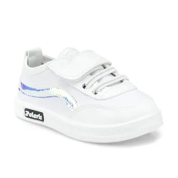 

FLO 512260.B White Female Child Sneaker Shoes Polaris