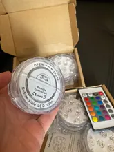 Submersible-Light Vase-Bowl Battery-Operated Underwater-Night-Lamp Led 10leds Garden