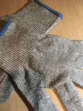 GMG-Guantes de seguridad anticortes nivel 5, guantes de trabajo gris o negro, protección contra cortaduras, gran oferta, HPPE EN388 ANSI