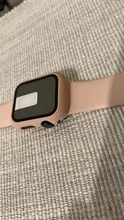 Cristal + cubierta para Apple Watch 6, funda de 44mm y 40mm para iWatch de 42mm y 38mm, parachoques + Protector de pantalla, accesorios para Apple watch Serie 5 4 3 SE