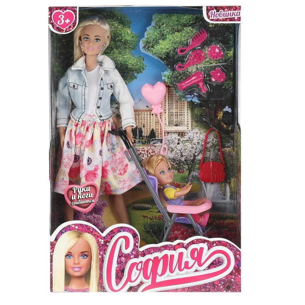 Doll 29 cm Sofia's daughter and акс to walk in CTN (66383f-21-s-bb) | Игрушки и хобби