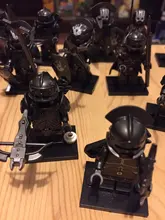 Soldado de plástico militar de la serie de la Marina, bloques de construcción montados, muñecos de bloques, Juguetes