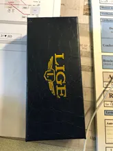 LIGE-reloj analógico con correa de cuero de moda para hombre, accesorio de pulsera de cuarzo resistente al agua con tapa luminosa, complemento Masculino de marca de lujo, nuevo, 2021