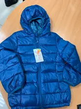 Chaqueta de invierno ultraligera para niñas, prendas de vestir con capucha, mono de nieve para niño, ropa de 2 a 8 años, 2020