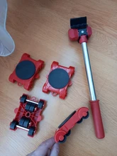 Herramienta para Mover muebles elevador de transporte cosas pesadas barra con rodillo móvil de 4 ruedas 37MD