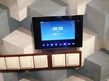 Jeatone 7 pulgadas Wifi Puerta de intercomunicación con cable Video intercomunicador con Video IR puerta apoyo desbloqueo de contraseña para la casa de Control de acceso