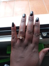 Anillos de boda para mujeres clásico 1 quilate AAA + circón Color oro claro compromiso aniversario anillo joyería al por mayor R174