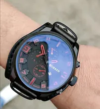CURREN superior de la marca de lujo de relojes fecha Deporte Militar hombre relojes correa de cuero de los hombres de negocios reloj de pulsera de regalo 8225