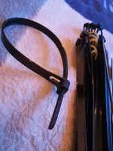 20 piezas tirantes brida de Cable liberable de color blanco y negro de plástico de 8mm * 150mm/200mm/250mm/300mm/350mm/400mm/450mm