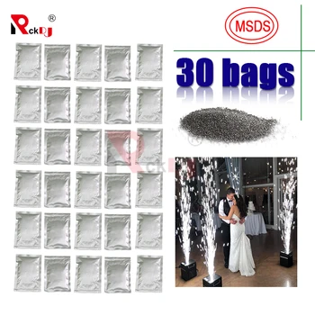 

30 Bags Titanium Powder Material 200g/bag For Cold Spark Machine Fountain Fireworks In Wedding MSDS Powder Certification