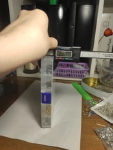 Caja de herramientas de plástico con 15 ranuras para joyería, organizador artesanal, estuche de transporte, cuentas de almacenamiento, F2414