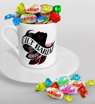 

Tailor-made Skin Care Expert Turkish coffee Cup and Haribo Candy Gift Seti-2
