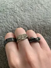 Anillos creativos de cara llorando para mujer, nueva moda, anillo ajustable, joyería para mujer, fiesta, Bar, Club nocturno, regalos del anillo Punk