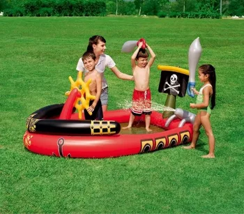 

53041 pool Play Center Pirates with games and water gun 190x140x96cm
