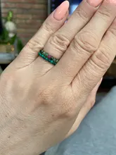 Anillo de Anillos de piedra Natural hecho a mano bohemio para mujer, con cuentas de acero inoxidable, multicolor, cuerda elástica, promesa de boda, ajustable