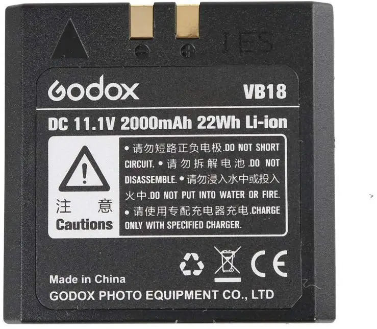 Godox VB18(улучшенная батарея) литий-ионная батарея для Godox V850 V860C V860N Neewer TT850 TT860 Speedlite Flash GREPOW(650 раз