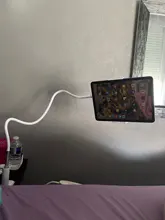 Soporte para tableta de 130cm de largo para brazo y cama, Clip de escritorio para iPad, soporte para tableta de 4,0 pulgadas a 10,6 pulgadas