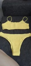 Meihuida-Bikinis de estilo vendaje para Mujer, traje de baño Sexy con sujetador acolchado de realce, conjunto de Bikini 2021