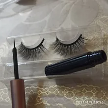 ISEEN-pestañas magnéticas de visón 3D, resistentes al agua, duraderas, magnéticas, delineador de ojos, magnéticas de visón, extensión de pestañas postizas de maquillaje