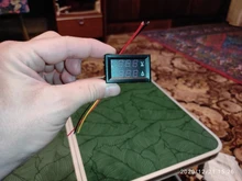 Voltmeter Led-Amp Digital High-Quality 100v 10a Blue DC Red Dual