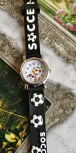 Reloj de fútbol 3D creativo para niños, banda de silicona suave, regalo Ceasuri