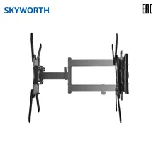 ТВ Стенд 14-42 дюймов Поддержка настенное крепление стойка регулируемый угол висячая подставка вращается Прочный подшипник