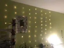 LED Garland Curtains Usb-Power-Fairy-Lights Christmas-Decoration Living-Control Remote