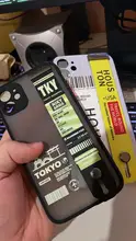 Silicon Case Wrist-Bracket City Tokyo Barcode Travel iPhone 11 Luxury 8-Plus cover 