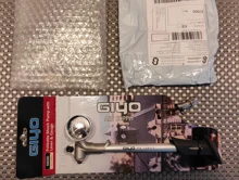 GIYO-Bomba de aire plegable GS-02D de alta presión para bicicleta, hinflador de 300 psi, con palanca, calibrador para horquilla y suspensión trasera, para bicicleta de montaña