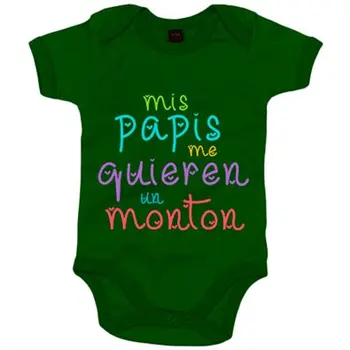 

Baby bodysuit My Papis want me to lot