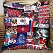 Одеяло M.O.N.R.E.A.L CANADIENS с 3d цифровой печатью, хлопковое, летнее, прохладное, одеяло, кондиционер, промытое водным заводом