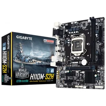 

Gigabyte Motherboard H110M-S2H Core i3/i5/i7 Micro ATX Socket 1151