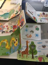 Juego de 6 libros para niños, libro de fotografía bilingüe, chino e inglés, 3D, tres dimensiones, lectura