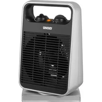 

Unold 86116 space heater electric space heater with elettroventola black, silver 2000 W