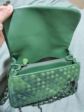 Bandolera de cuero para mujer, diseño de marca de lujo, 100%, tejido de piel de oveja, alta gama, gran capacidad, 2021