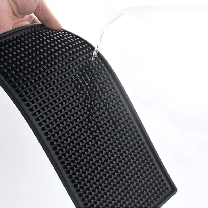 Резиновый бар обслуживание разлива коврик ПВХ Pad Coaster салфетки прямоугольник