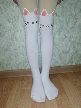 Medias de terciopelo ajustadas para niñas, medias ajustadas con diseño de dibujos animados, con diseño de conejos