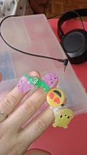 Anillos luminosos con luz Led para niños, juguetes luminosos con dibujos animados, 5 uds.
