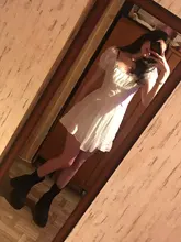 Bazaleas-vestido de encaje bordado blanco para mujer, vestido Vintage de cintura Bandage con lazo cruzado, vestidos de mujer con volantes a la moda