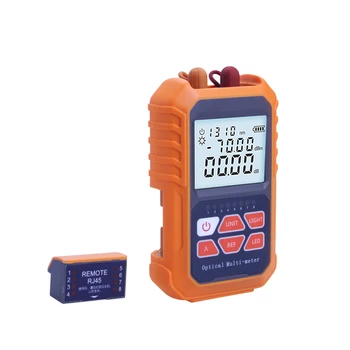 

4 in 1Optical Power Meter Visual Fault Locator 5km Red Light Laser Pen LED Lighting OPM Network Fiber Optic Cable Tester Tools