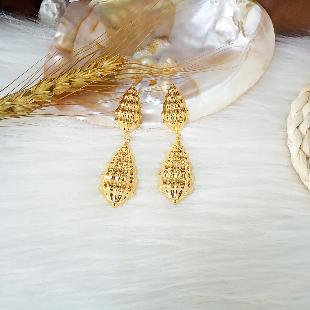 Mirafeel новые массивные висячие серьги для женщин Модные Винтажные геометрические Висячие африканские серьги под золото - Окраска металла: gold